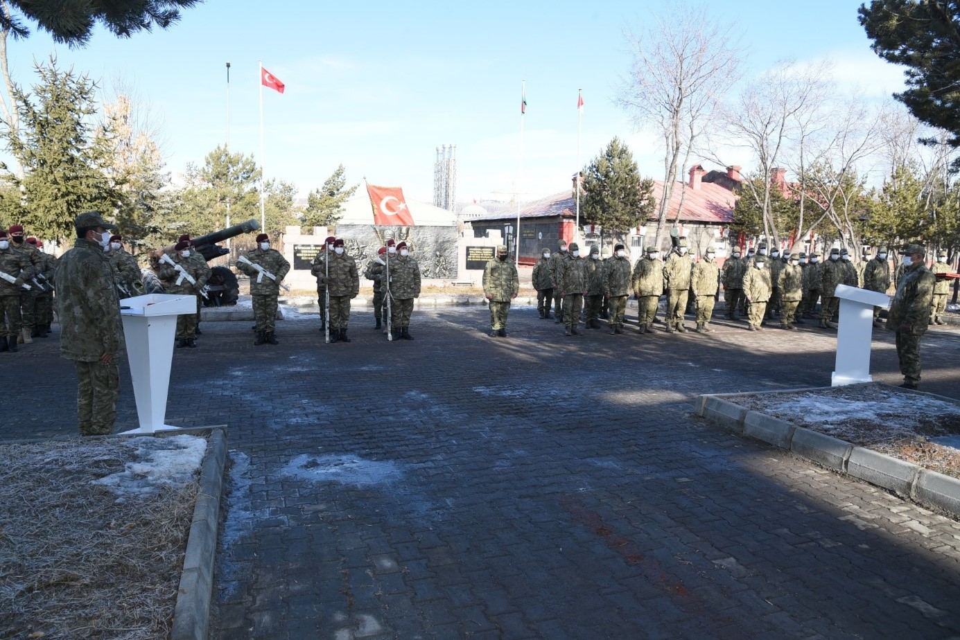 Азербайджанские военнослужащие, участвовавшие в учениях в Карсе, вернулись на родину (ФОТО)
