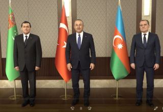 Ankara hosts trilateral meeting of Azerbaijani, Turkish and Turkmen FMs