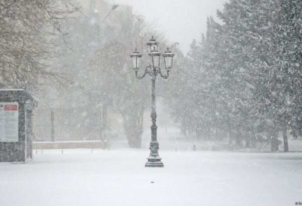 Завтра в Баку местами ожидается снег