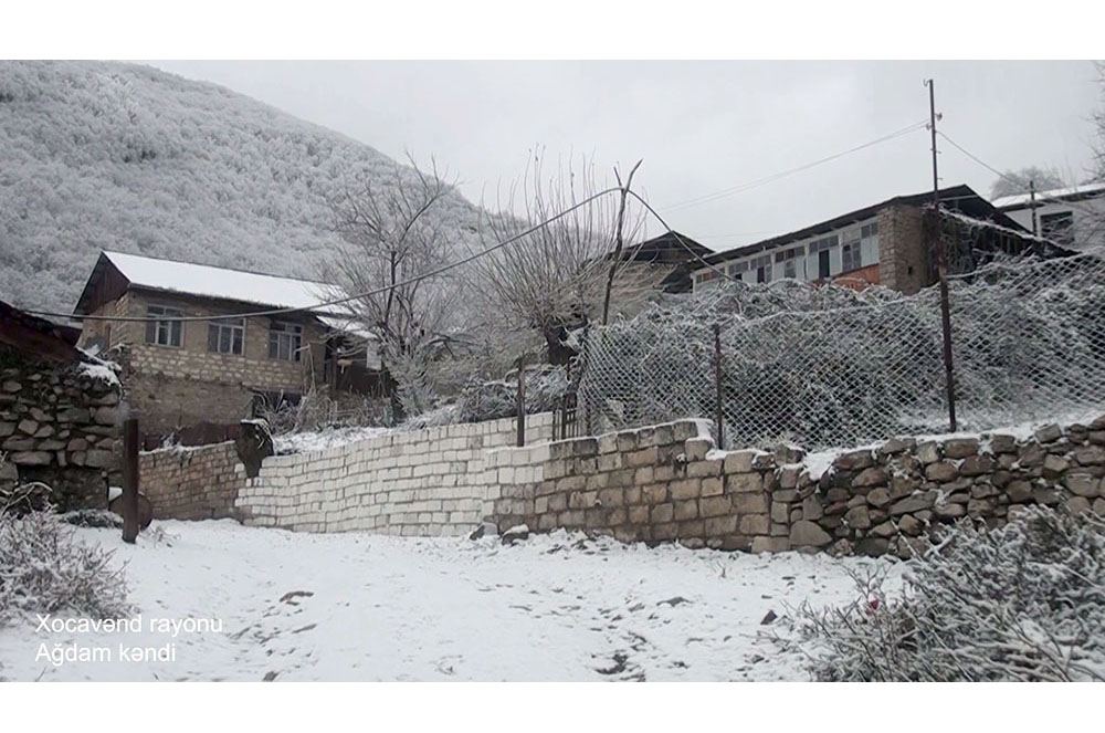 Azerbaijan shows footage from Aghdam village of Khojavend district (PHOTO/VIDEO)
