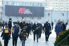 Azerbaijani population honoring memory of victims of Khojaly genocide (PHOTO)
