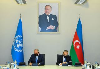 UN, Azerbaijan sign Framework Document on Cooperation (PHOTO)