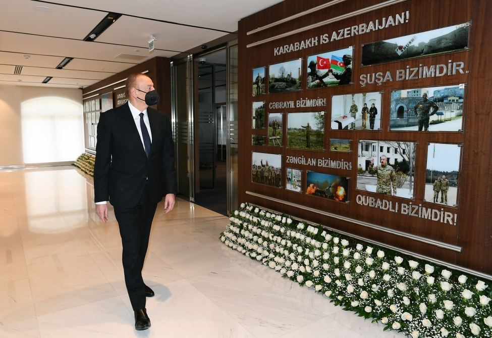 Президент Ильхам Алиев принял участие в открытии нового административного здания Азербайджанского Каспийского морского пароходства (ФОТО/ВИДЕО)