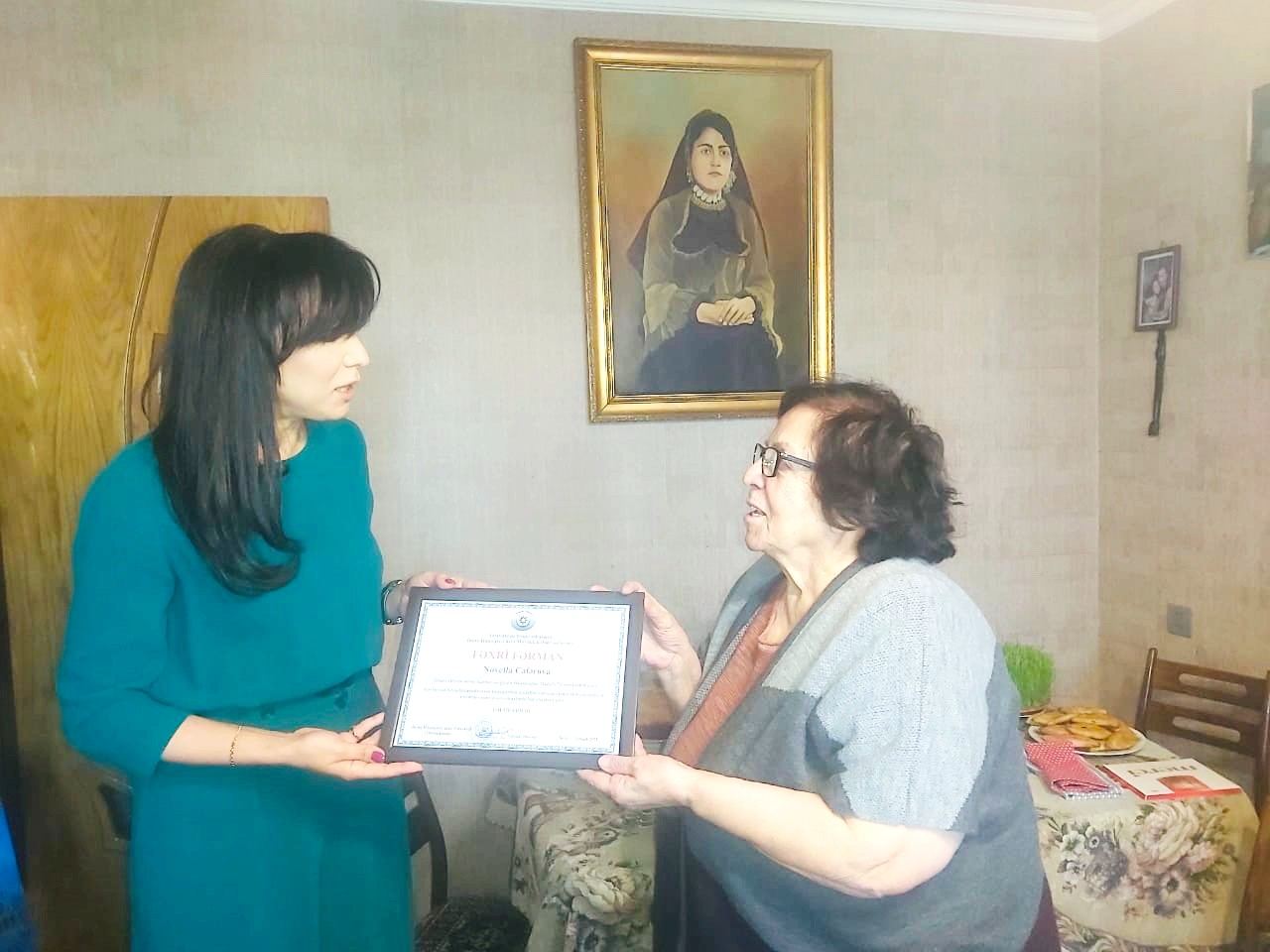 Ombudsman hüquq müdafiəçisi Novella Cəfəroğlu ilə görüşüb (FOTO)