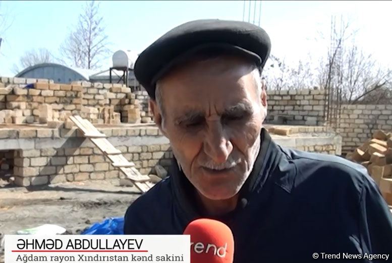 С нетерпением ждём день, когда вернёмся домой – Trend TV побеседовал с жильцом разрушенного армянами дома