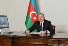 Президент Ильхам Алиев выступил на онлайн Саммите Организации экономического сотрудничества (ФОТО)