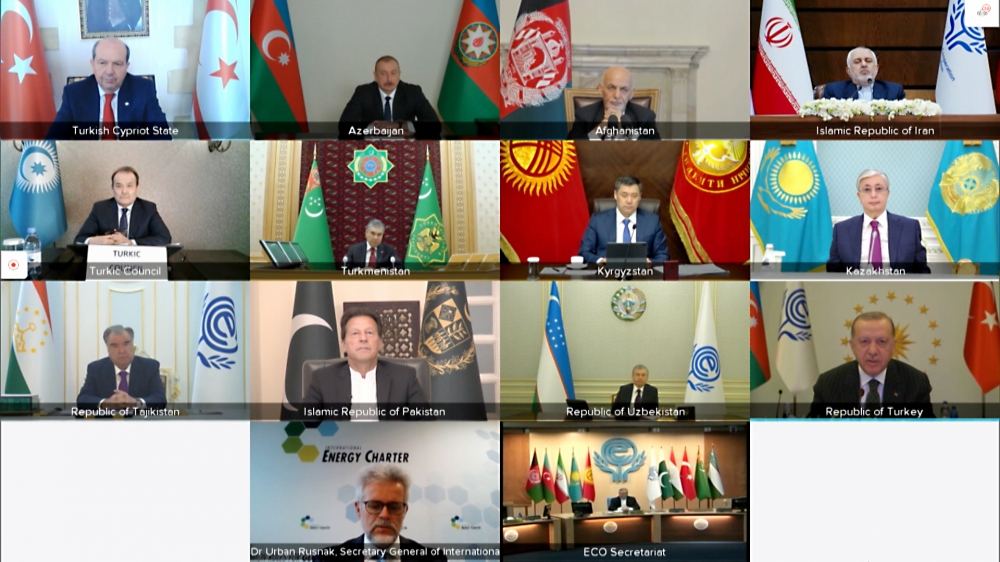 Президент Ильхам Алиев выступил на онлайн Саммите Организации экономического сотрудничества (ФОТО) (версия 2)