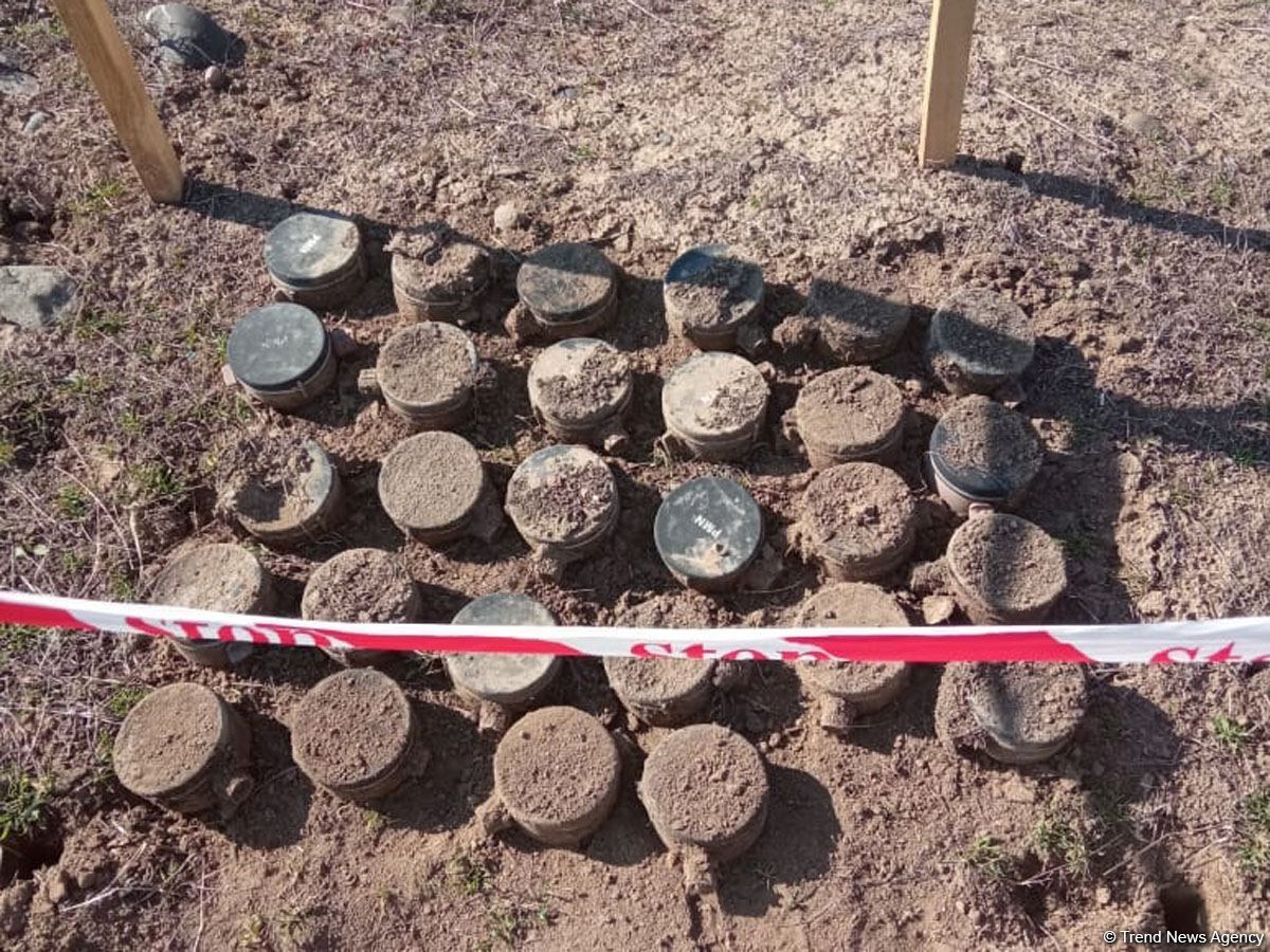 Ötən ay işğaldan azad edilmiş ərazilərdə aşkarlanmış minaların sayı açıqlandı