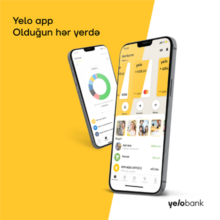 Новое яркое мобильное приложение от Yelo Bank