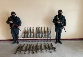 Azerbaijani police forces find ammunition left by Armenia in Gubadly, Jabrayil districts (PHOTOS)