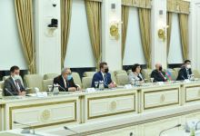 Спикер парламента Азербайджана встретилась с делегацией Великого национального собрания Турции (ФОТО)