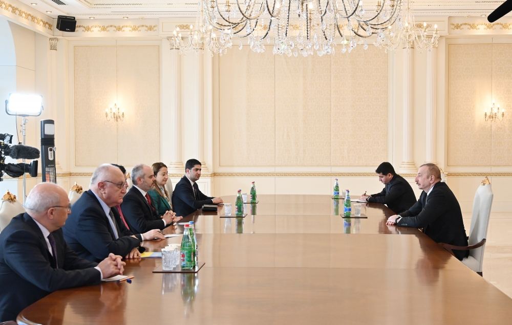 Azerbaijani president receives Turkish Grand National Assembly delegation (PHOTO/VIDEO)