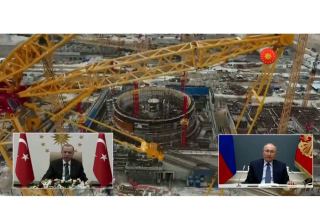 Президенты Турции и России принимают участие в церемонии закладки фундамента 3-го реактора АЭС "Аккую"