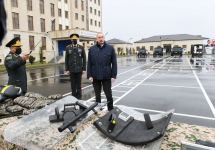 Президент Ильхам Алиев принял участие в открытии новопостроенной «Н-ской» воинской части Внутренних войск  (ФОТО/ВИДЕО)