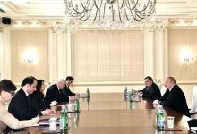 Президент Ильхам Алиев принял делегацию во главе с действующим председателем ОБСЕ (ФОТО) (версия 2)