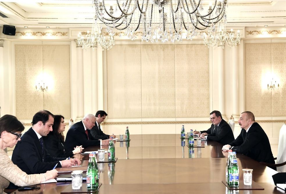 President Aliyev receives delegation led by OSCE Chairman-in-Office (PHOTO)
