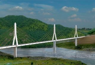 Over kilometer-long bridge under construction in Azerbaijan (PHOTO)