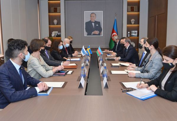 Глава МИД Азербайджана встретился с действующим председателем ОБСЕ (ФОТО)