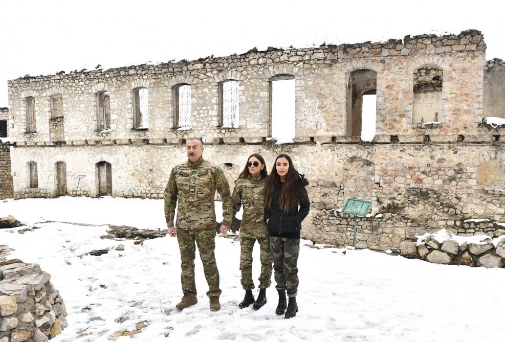 Prezident İlham Əliyev və birinci xanım Mehriban Əliyeva Füzuli və Xocavənd rayonlarında olublar (FOTO/VİDEO) (YENİLƏNİB-2)