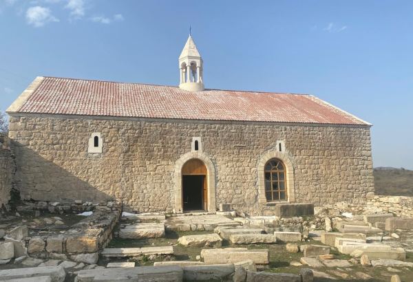 Trend TV reports from St. John's Church in Khojavand's Tugh village