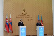 Baku hosting joint press-conference between Azerbaijani, Slovak FMs (PHOTO/VIDEO)