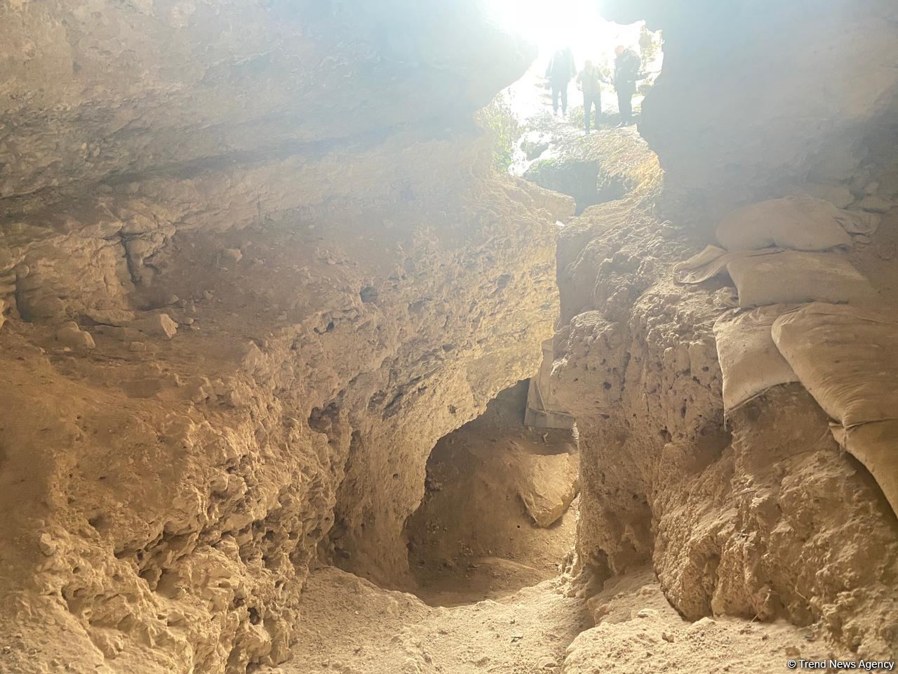 Кадры из Азыхской пещеры — репортаж Trend TV