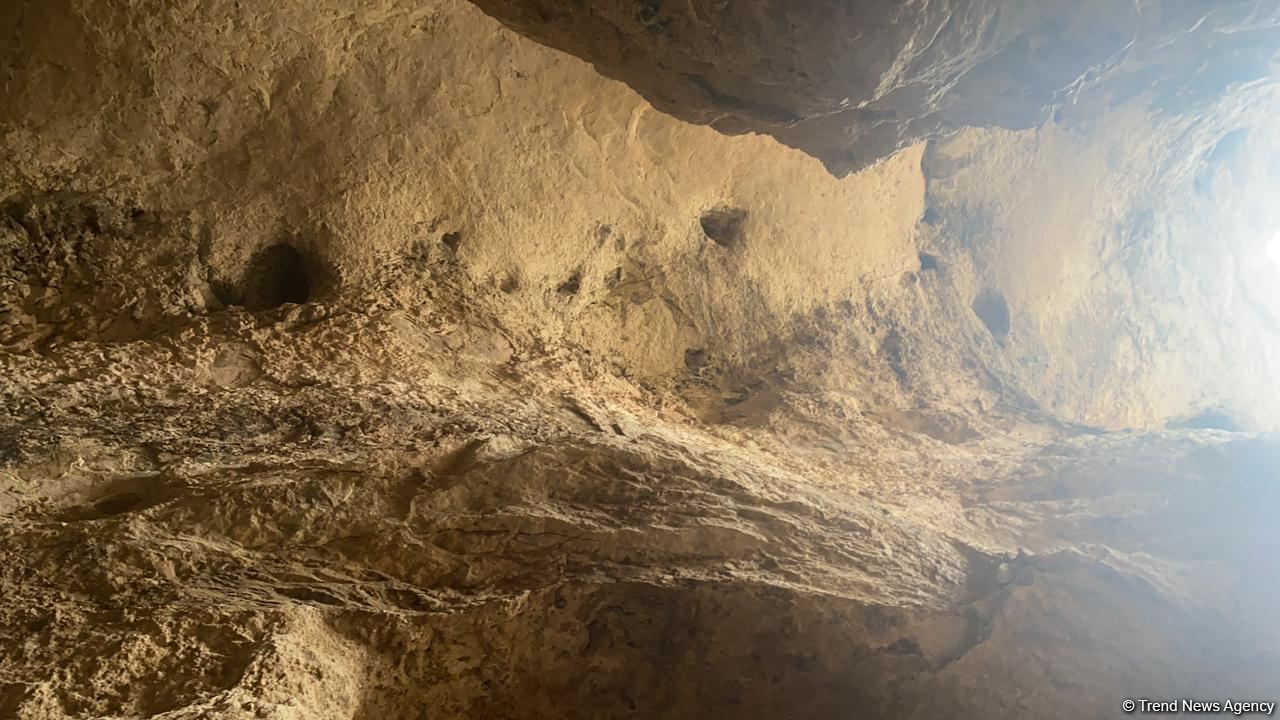 Кадры из Азыхской пещеры — репортаж Trend TV