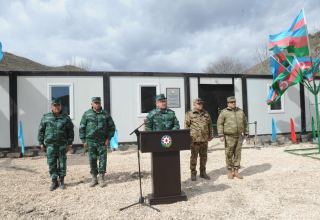 New military unit of Azerbaijani State Border Service opens on border with Armenia (PHOTO)