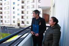Группе семей шехидов и инвалидов войны предоставлено жилье в бакинском поселке Рамана (ФОТО)