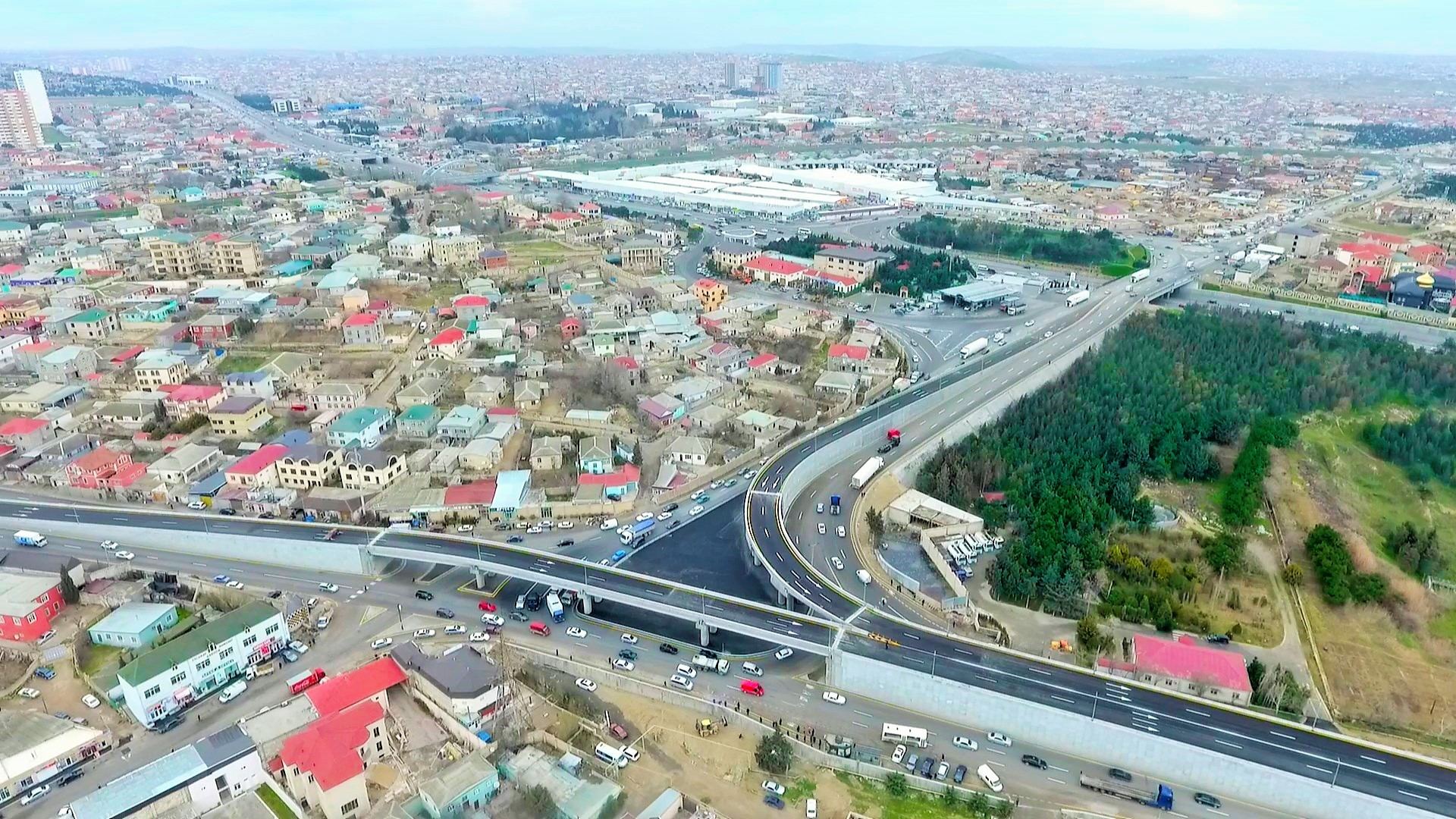 В Бинагадинском районе Баку сдан в эксплуатацию новый путепровод (ФОТО)