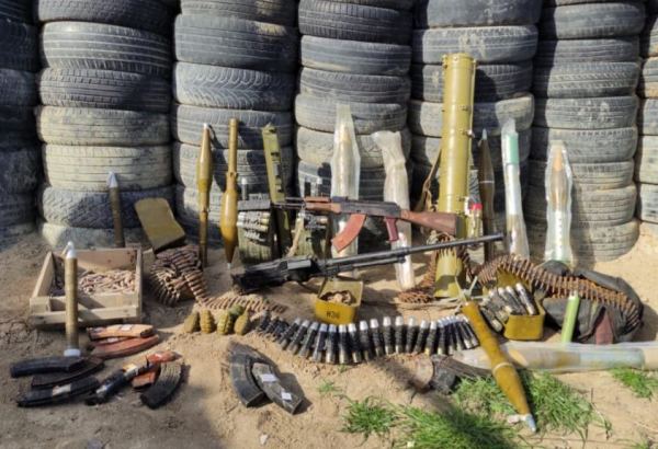 Batch of Armenian munitions found by Azerbaijani police in Khojavend district