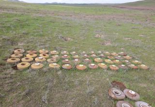 В Ходжавендском районе обнаружены и обезврежены десятки мин (ФОТО)