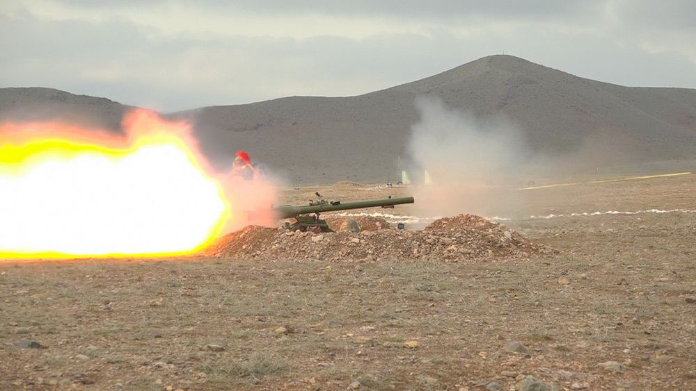 В Азербайджане противотанковые подразделения Отдельной общевойсковой армии проводят специализированные сборы ((ФОТО/ВИДЕО)