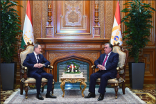 Глава МИД Азербайджана встретился с Президентом Таджикистана (ФОТО)