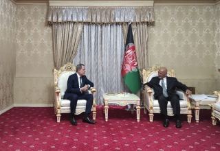 Azerbaijani FM, president of Afghanistan discuss development of bilateral relations (PHOTO)