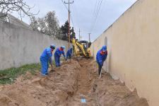 В Абшеронском районе строится централизованная сеть водоснабжения (ФОТО)