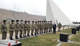 Azerbaijani troops hold several events related to Day of Azerbaijani genocide (PHOTO/VIDEO)