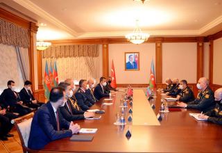 Министр обороны Азербайджана встретился с делегацией компаний оборонной промышленности Турции (ФОТО)