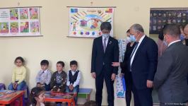 Посол Японии принял участие в открытии детсада в Агдаме - Trend TV