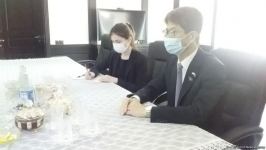 Посол Японии принял участие в открытии детсада в Агдаме - Trend TV