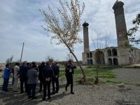 OIC reps pray in Juma Mosque during visit to Azerbaijan’s Aghdam district (PHOTO/VIDEO)