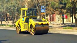 В одном из районов Баку ведется реконструкция ряда дорог (ФОТО)
