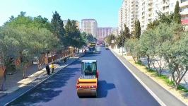 В одном из районов Баку ведется реконструкция ряда дорог (ФОТО)