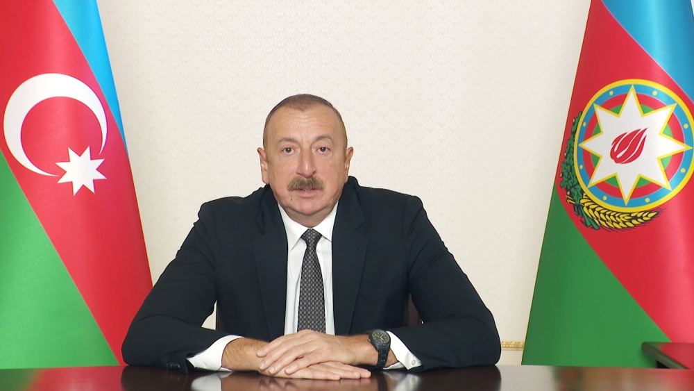 Azerbaijani president makes video address on occasion of World Health Day