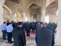 Главы религиозных конфессий в Азербайджане посетили Агдамскую джума-мечеть (ФОТО)