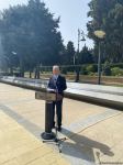 UN General Assembly chairman visits grave of Azerbaijani National Leader Heydar Aliyev (PHOTO)