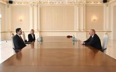 President Ilham Aliyev receives Turkish Ambassador to Azerbaijan Erkan Ozoral (PHOTO)