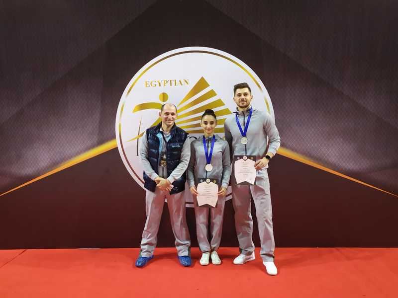 Азербайджанские гимнасты заняли второе место на соревнованиях в Египте (ФОТО)