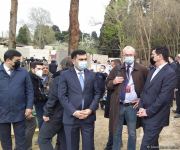Начался визит делегации Тюркского совета в Гянджу (ФОТО)