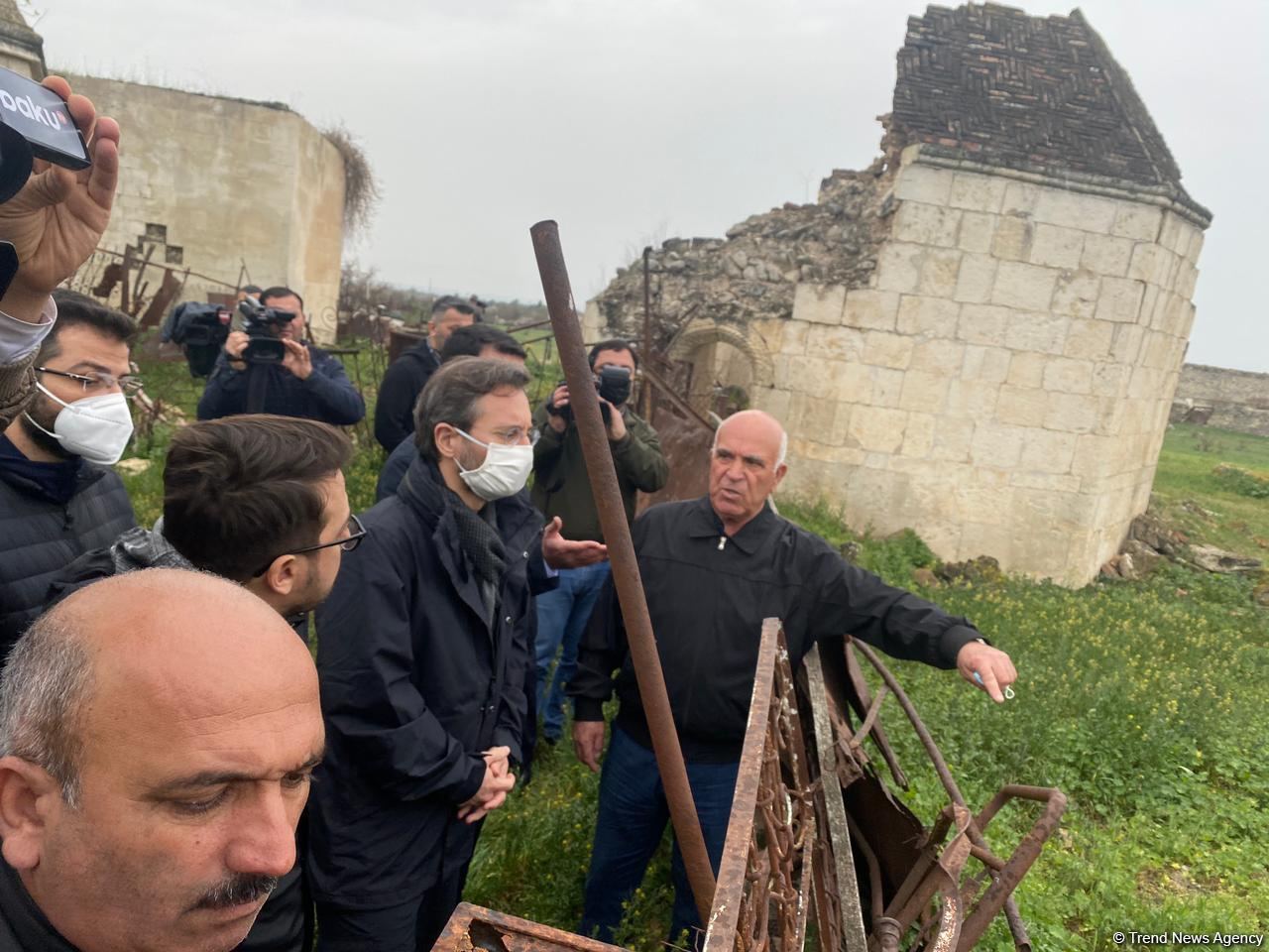 Delegation of Turkic Council visits Imarat cemetery destroyed by Armenians (PHOTO/VIDEO)